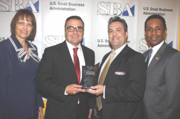 Dean, Armen accept award - top 504 lender 2013 Dean, Armen accept award - top 504 lender 2013