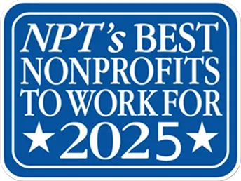Nonprofit Times Best Nonprofits to Work For Badge (2025)