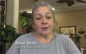 Small business owner, Rosie Torres
