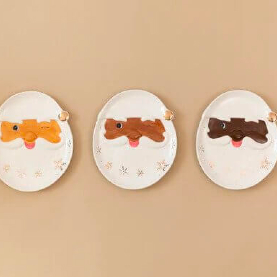 Cocoa Santa Plates from SUNNY&TED
