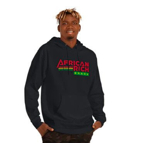 African Rich hooded sweatshirt