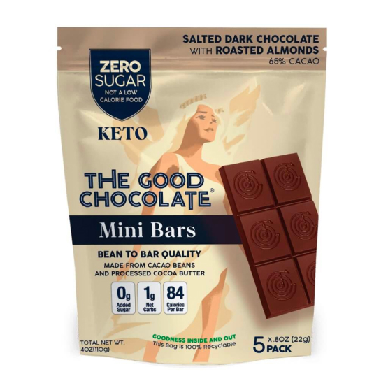 The Good Chocolate mini-bars.