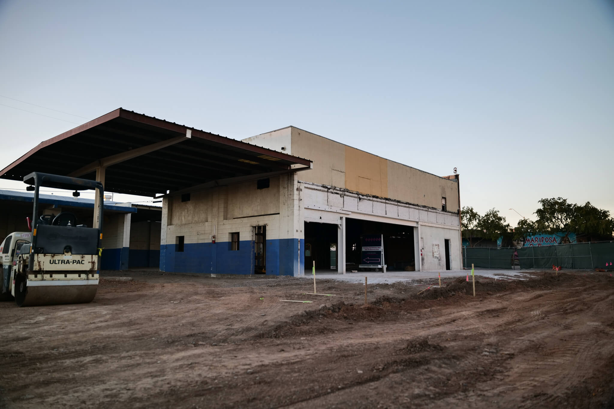 Once a former automotive space, this project is coming along nicely.