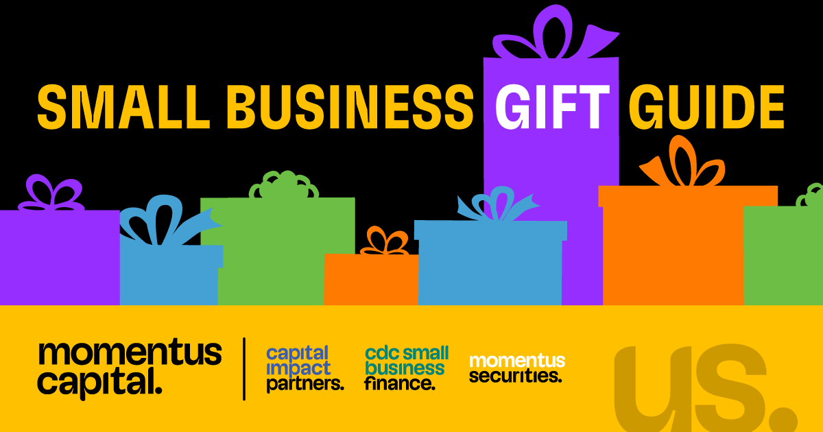 View the 2025 Momentus Capital Holiday Gift Guide featuring products from our borrowers.